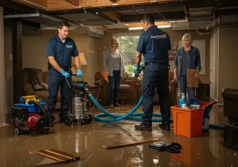 Basement Water Extraction and Removal Techniques process in Lauderdale County, MS